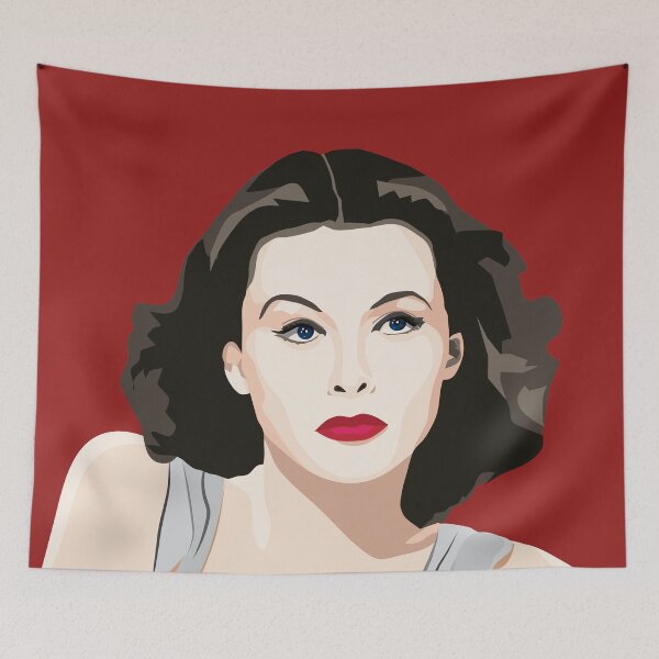 Item preview, Hedy Lamarr portrait designed and sold by Yellow-Studio.