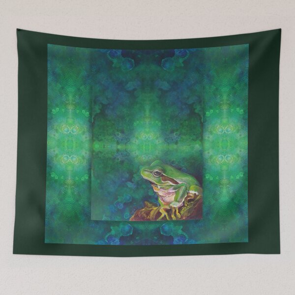 Item preview, Green Frog Dreams designed and sold by Felicia Wong.