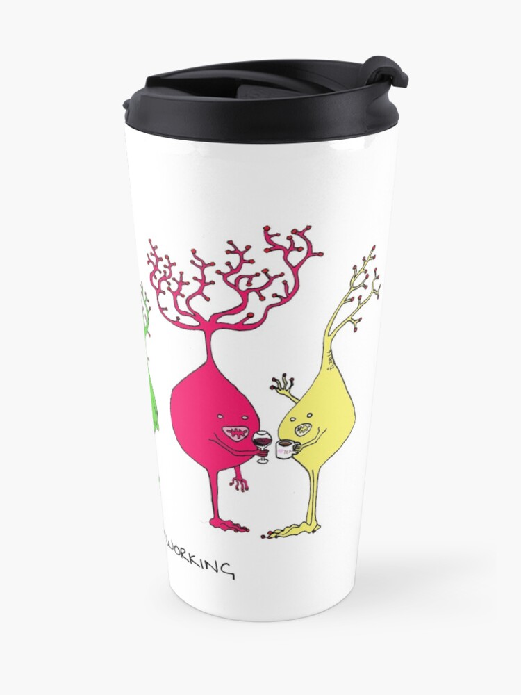 Alternate view of Neural Networking Travel Mug