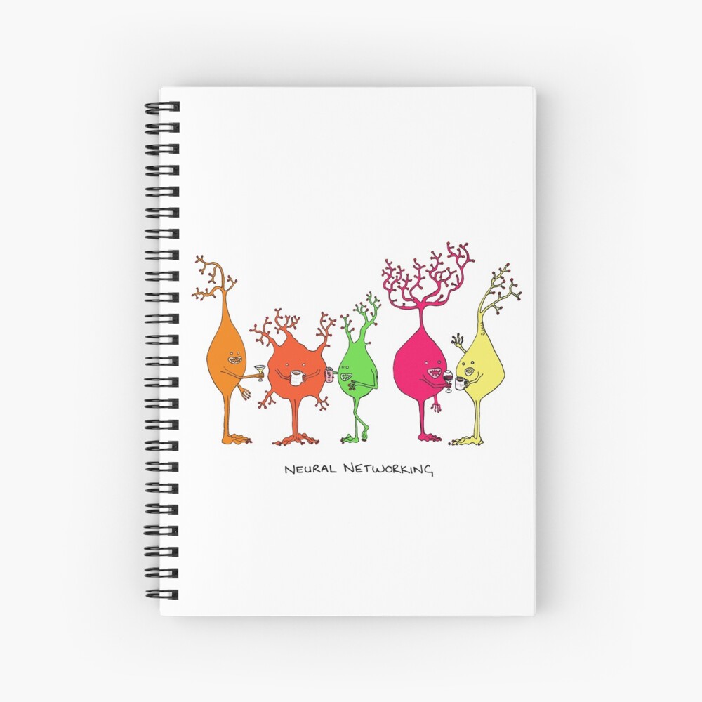 Neural Networking Spiral Notebook