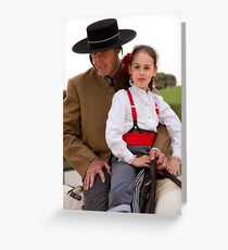 Father and Daughter Greeting Card