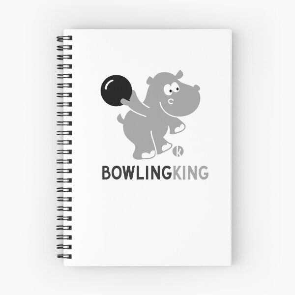 Item preview, Bowling Hippo King Funny Cartoon Character designed and sold by katelein.
