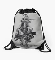Sir Knight Drawstring Bag