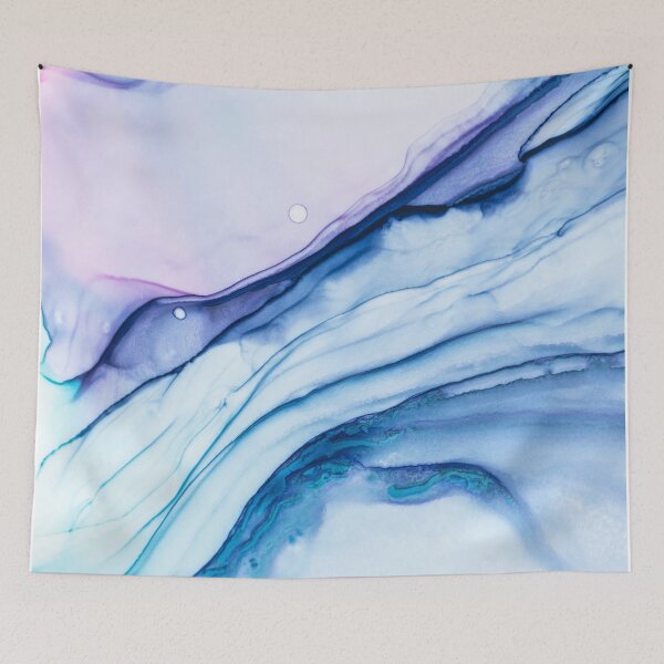 Item preview, Breath of Eternity Abstract flowing water clouds painting designed and sold by Bunnyfuncake.