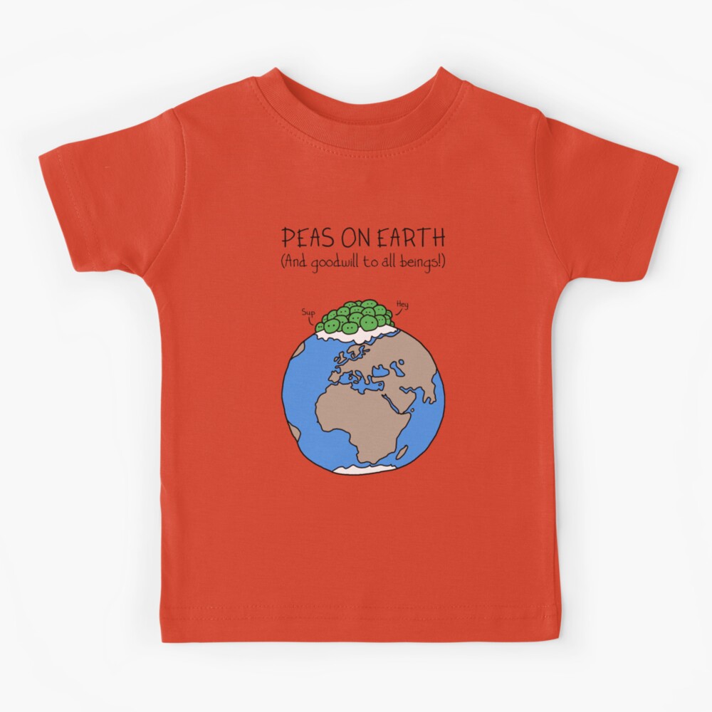 CafePress - Peas On Earth T Shirt - Cute Toddler T-Shirt, 100