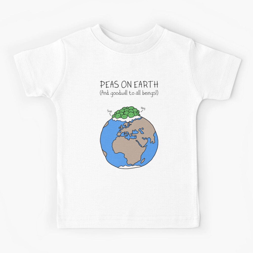 CafePress - Peas On Earth T Shirt - Cute Toddler T-Shirt, 100