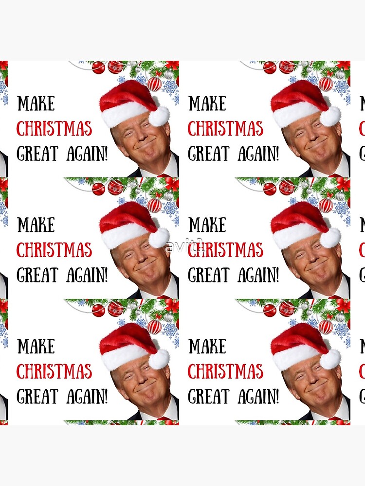 Donald Trump Christmas Greeting Card and Gifts, Willow Days | Greeting Card