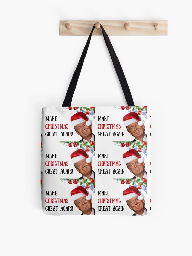 Donald Trump Christmas Card/Gifts. Make Christmas great again, meme  greeting cards Tote Bag for Sale by Willow Days