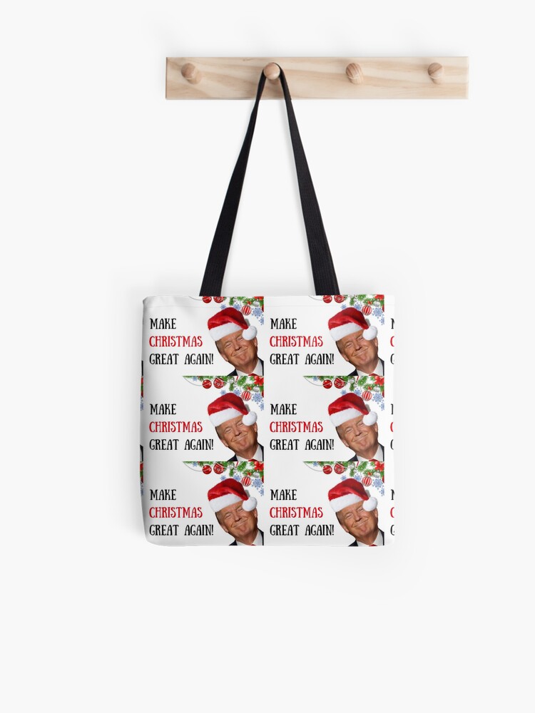 Donald Trump Christmas Card/Gifts. Make Christmas great again, meme  greeting cards Tote Bag for Sale by Willow Days