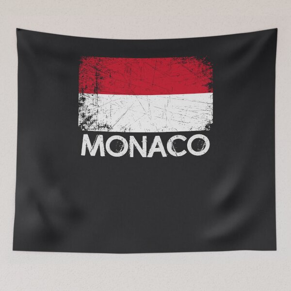 Item preview, Monacan Flag Design | Vintage Made In Monaco Gift designed and sold by melsens.