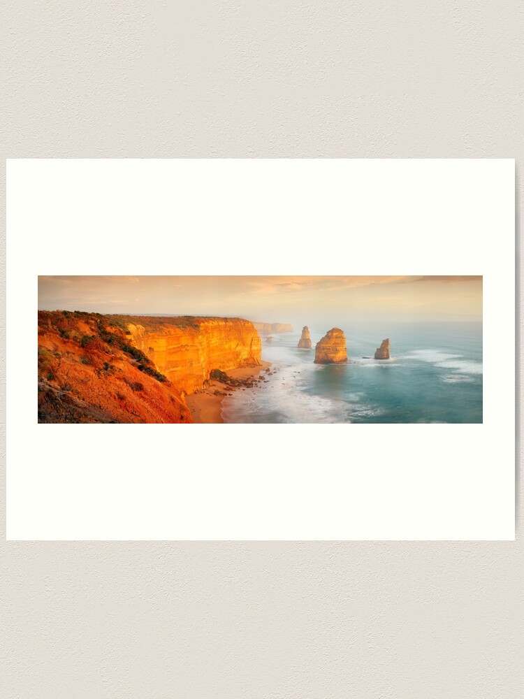 Alternate view of Golden Light Twelve Apostles, Victoria, Australia Art Print