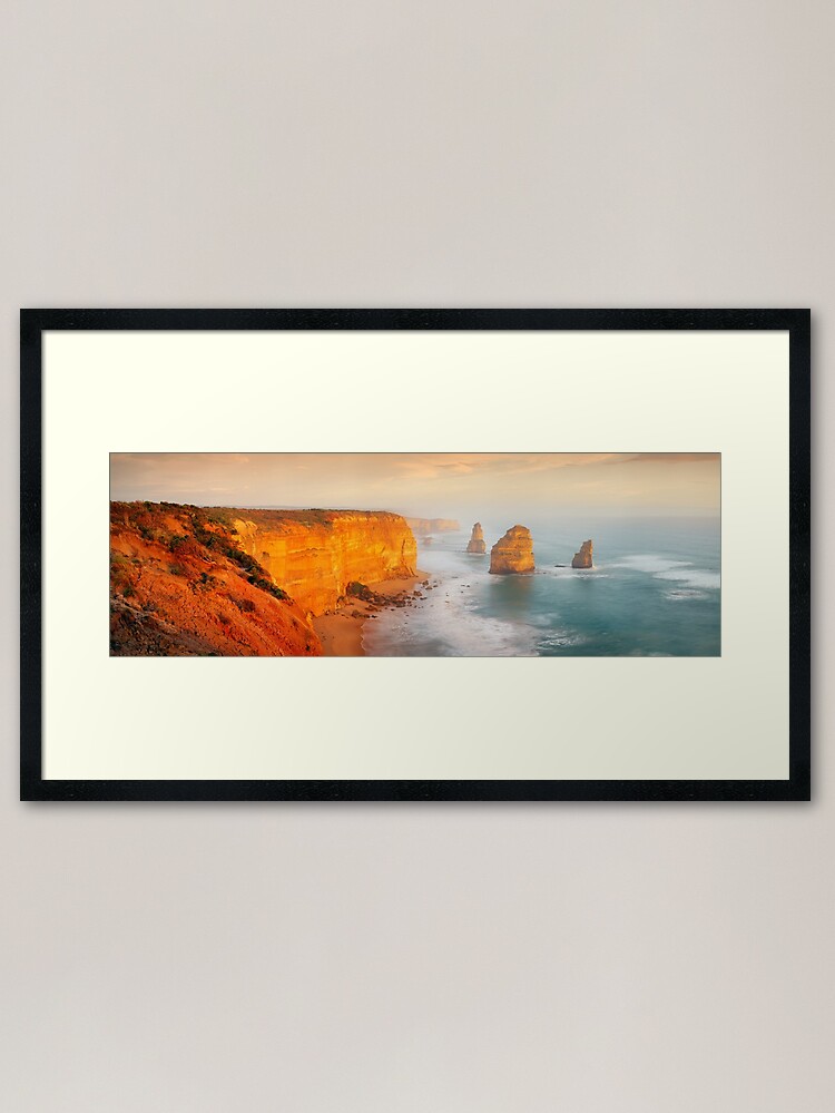 Alternate view of Golden Light Twelve Apostles, Victoria, Australia Framed Art Print