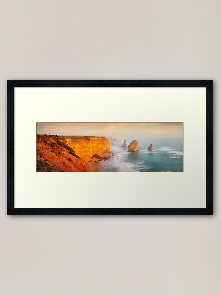 Alternate view of Golden Light Twelve Apostles, Victoria, Australia Framed Art Print