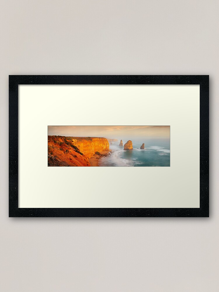 Alternate view of Golden Light Twelve Apostles, Victoria, Australia Framed Art Print