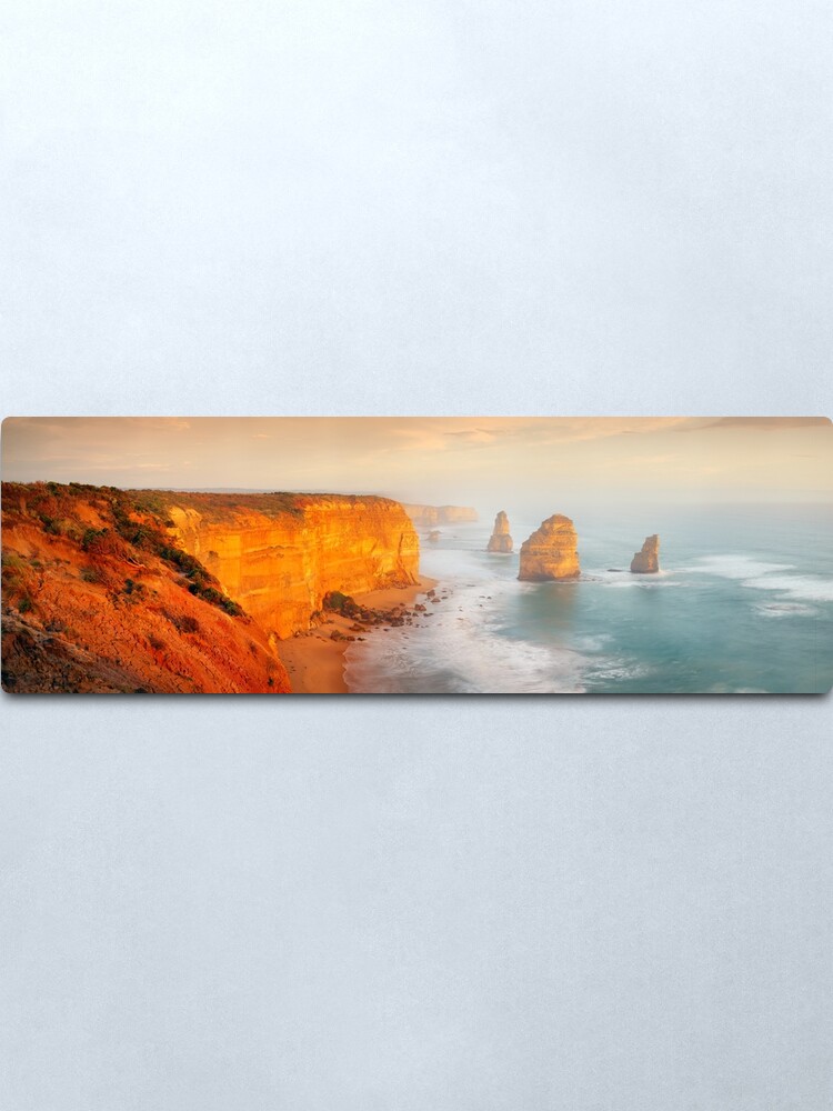 Alternate view of Golden Light Twelve Apostles, Victoria, Australia Metal Print