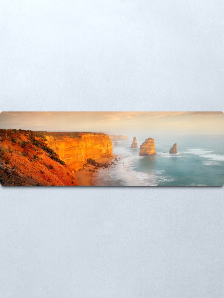 Alternate view of Golden Light Twelve Apostles, Victoria, Australia Metal Print
