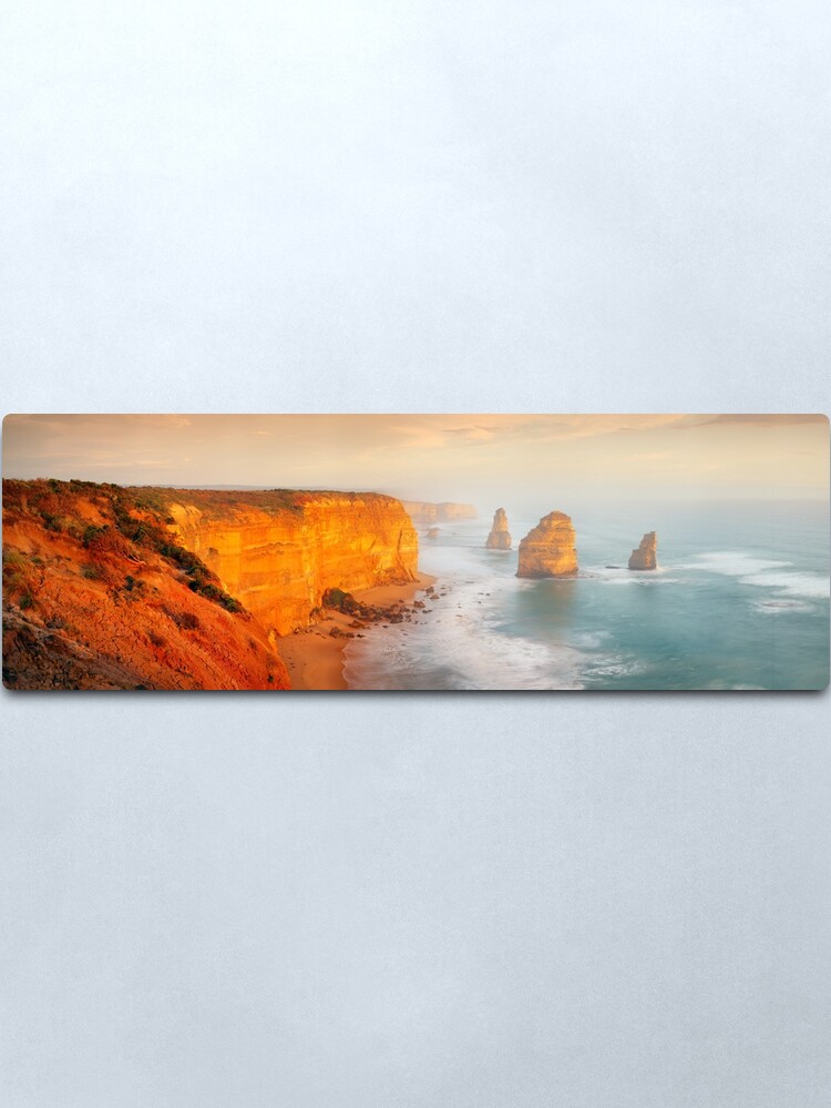 Alternate view of Golden Light Twelve Apostles, Victoria, Australia Metal Print