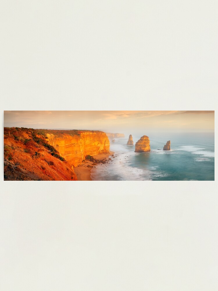 Alternate view of Golden Light Twelve Apostles, Victoria, Australia Photographic Print