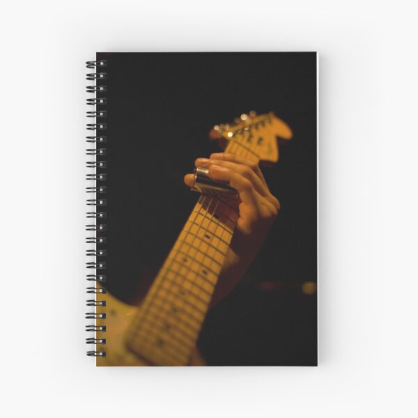 Slide Guitar Spiral Notebook