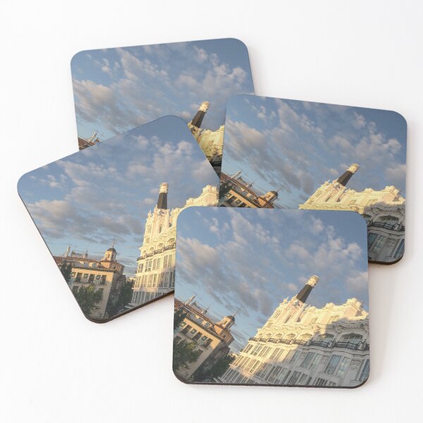 Item preview, Gallivanting Around Madrid is a Pure Delight - Plaza de Santa Ana Morning designed and sold by Georgia Mizuleva.