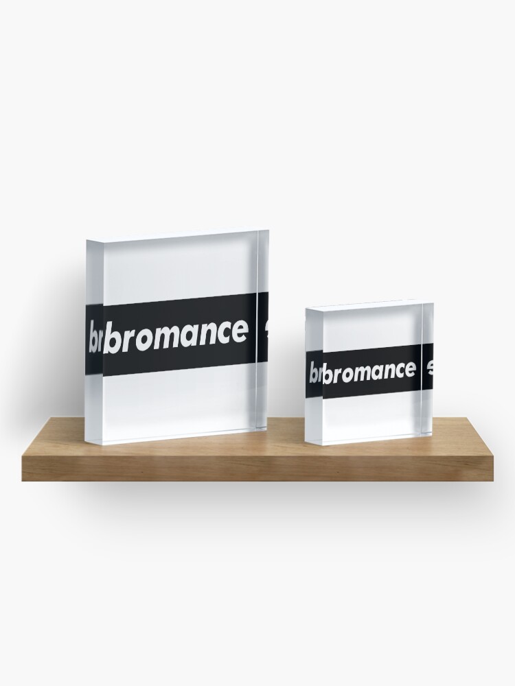 Alternate view of Bromance Male Friendship Acrylic Block