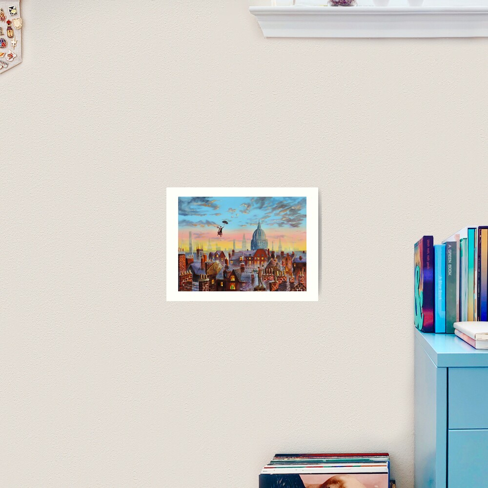 Mary Poppins & Bert II Art Print