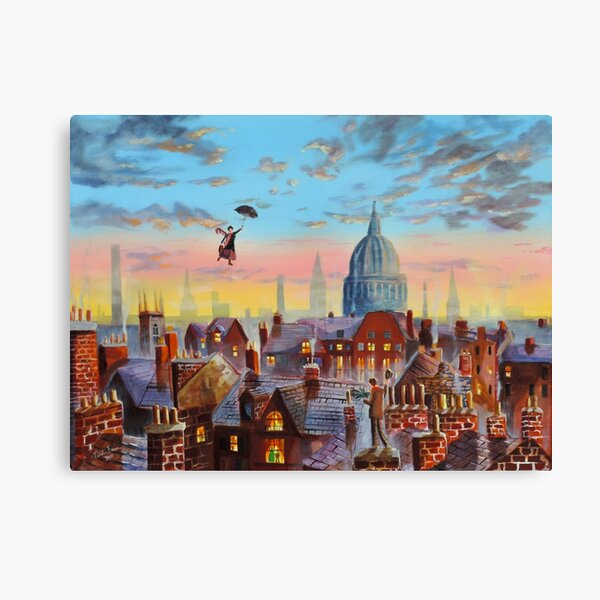 Vista previa del artículo con la obra «Mary Poppins y Bert II», diseñado y vendido por GORDON BRUCE ART.