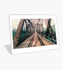 Square on train's bridge Laptop Skin