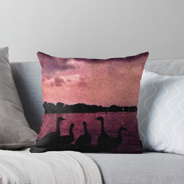 Item preview, 7 Geese At Sunset designed and sold by bloomingvine.