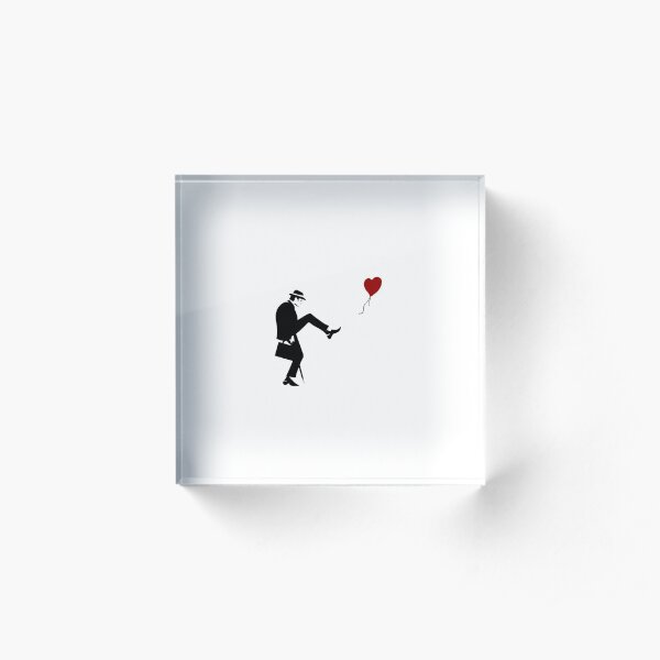 Ministry of Banksy Walks Acrylic Block