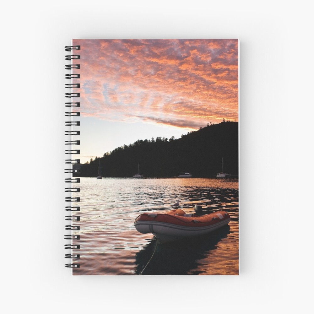Sunrise over Cid Hbr Spiral Notebook