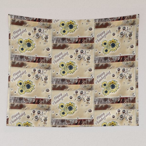 Item preview, Happy Thanksgiving Sunflowers designed and sold by gphotobox.