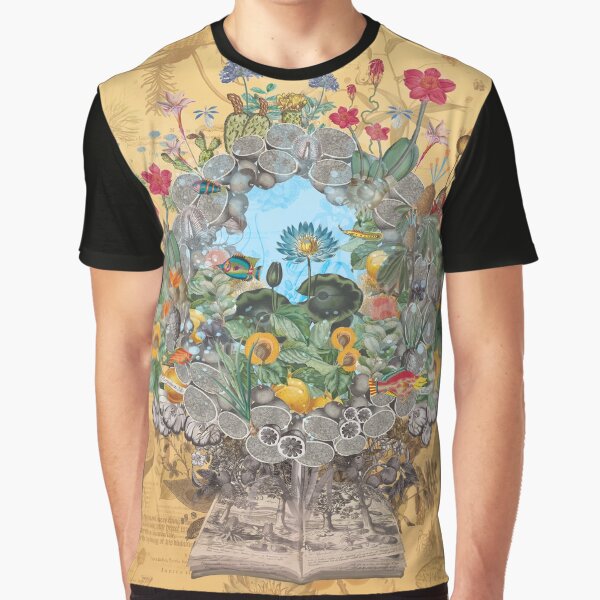 Botanical Boutonniere Graphic T-Shirt