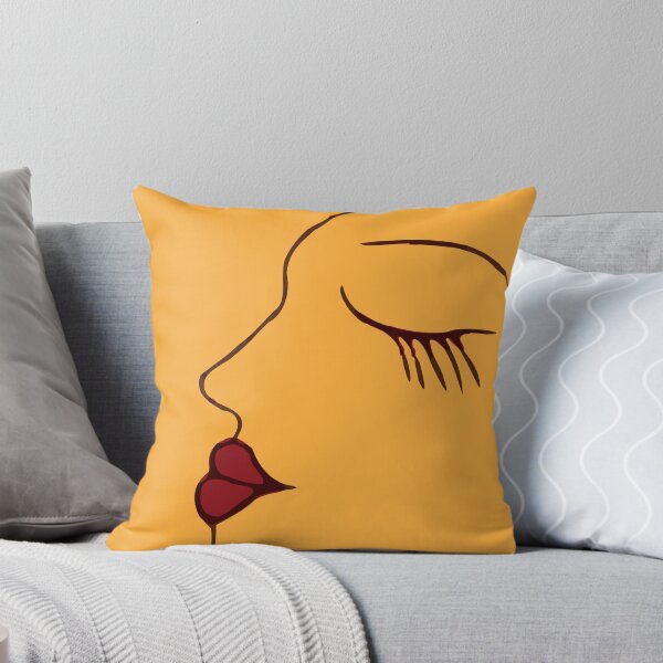 Item preview, Silhouette Sketch Portrait of Woman designed and sold by KimTee.