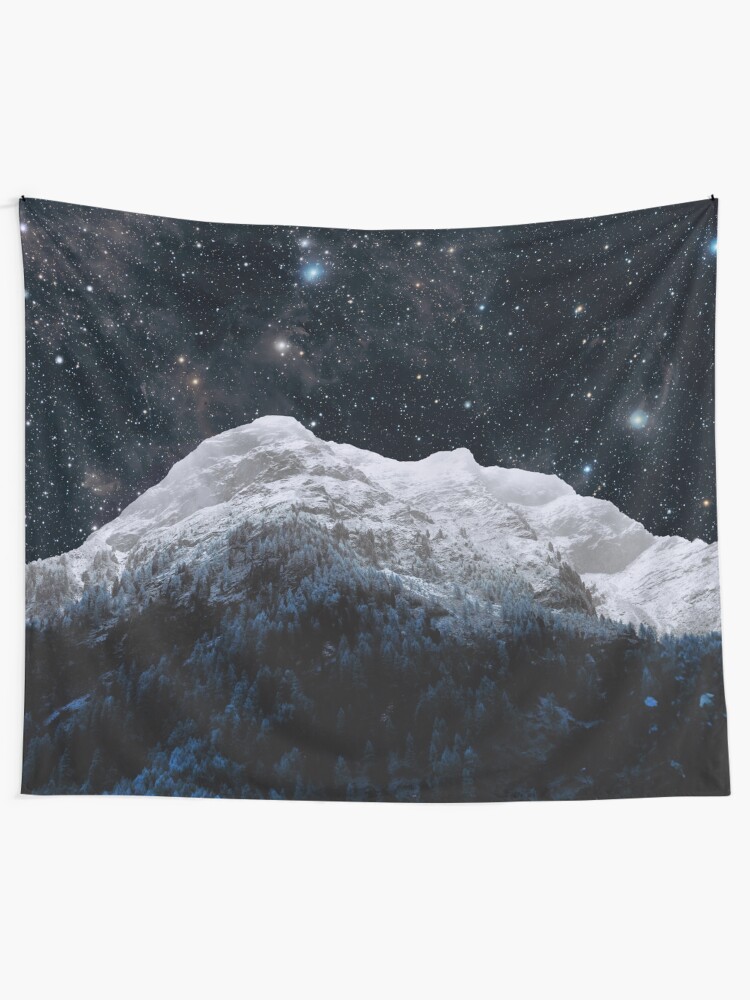 Alternate view of Mountains Attracts Galaxy Tapestry