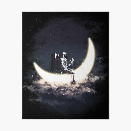 Moon Sailing Art Board Print