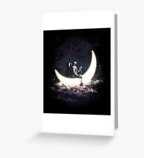 Moon Sailing Greeting Card