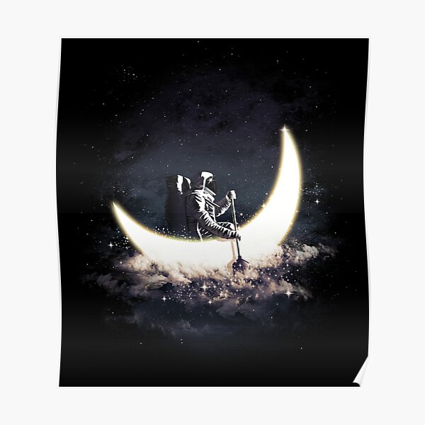 Moon Sailing Poster