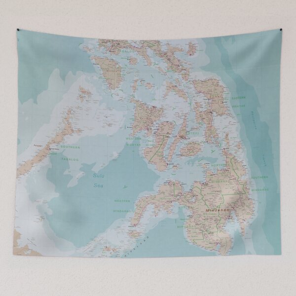 Item preview, Map of The Philippines (1990) designed and sold by BravuraMedia.