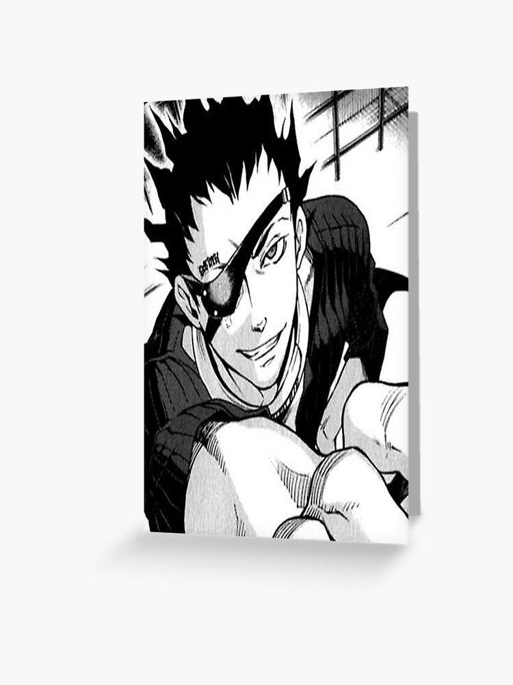 Deadman Wonderland Crow Greeting Card By Kenskagune Redbubble