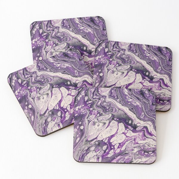 Item preview, Purple Smoke - Acrylic Pouring designed and sold by fabenfro.