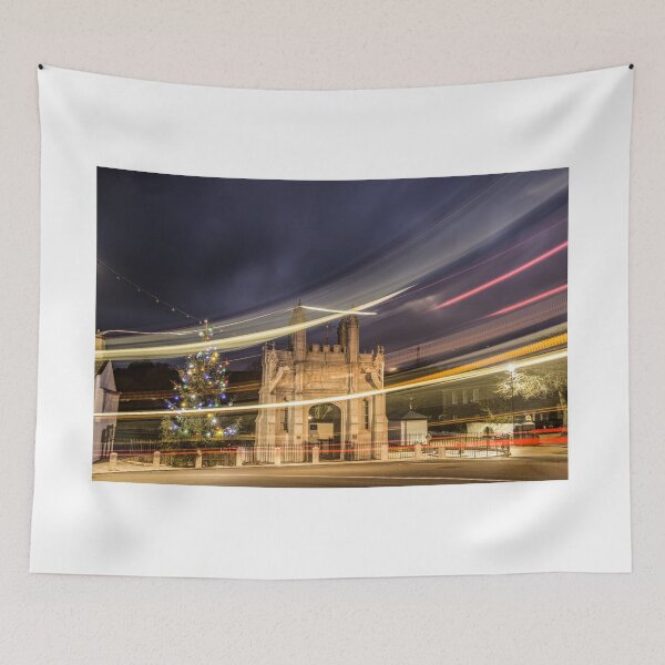 Item preview, Helston Cornwall Beautiful Christmas Lights,Grylls Monument in Helston designed and sold by kathleenjean.