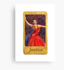 Ballet Tarot Cards: Justice Canvas Print
