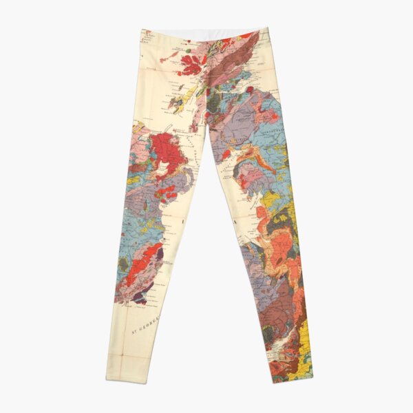 Item preview, Vintage Geological Map of The British Isles (1912) designed and sold by BravuraMedia.