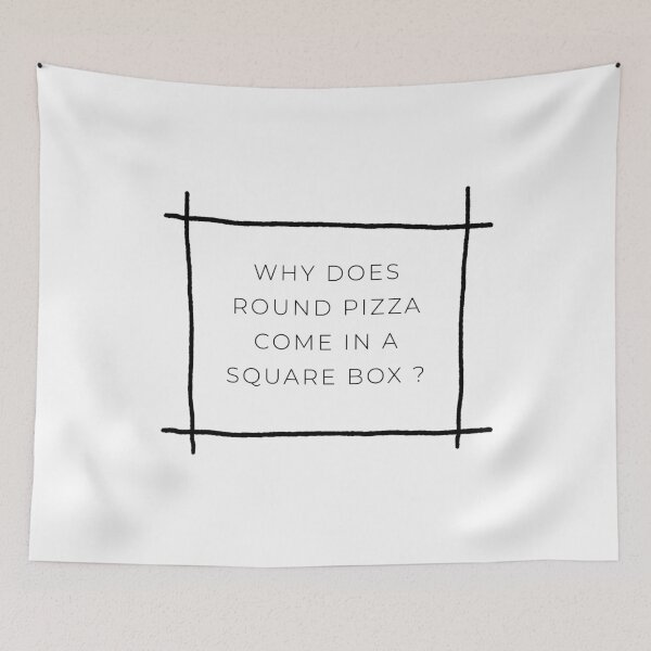 Item preview, Shape Of A Pizza Box designed and sold by Fairytale Farmer.