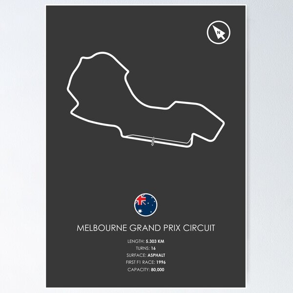Item preview, Melbourne Grand Prix Circuit designed and sold by TM3A.