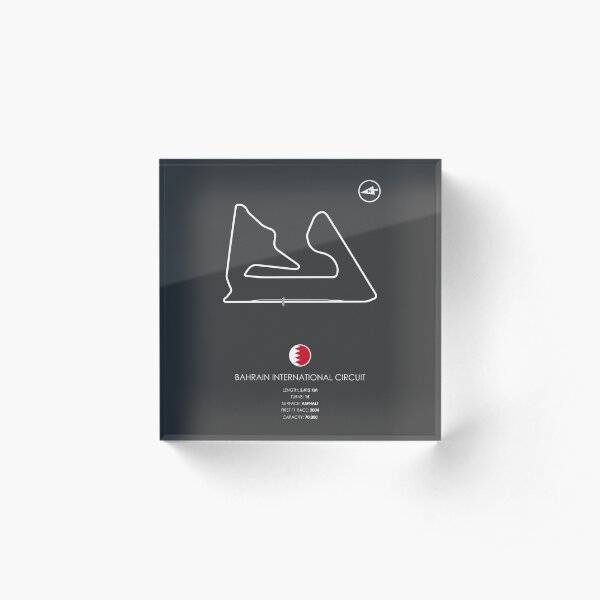 Bahrain International Circuit Acrylic Block