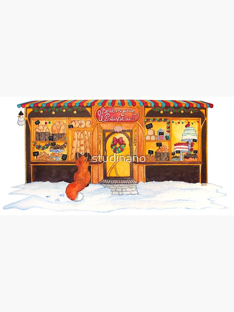 Thumbnail 3 of 3, Art Print, Christmas bakery and pastry: The gourmet fox designed and sold by studinano.