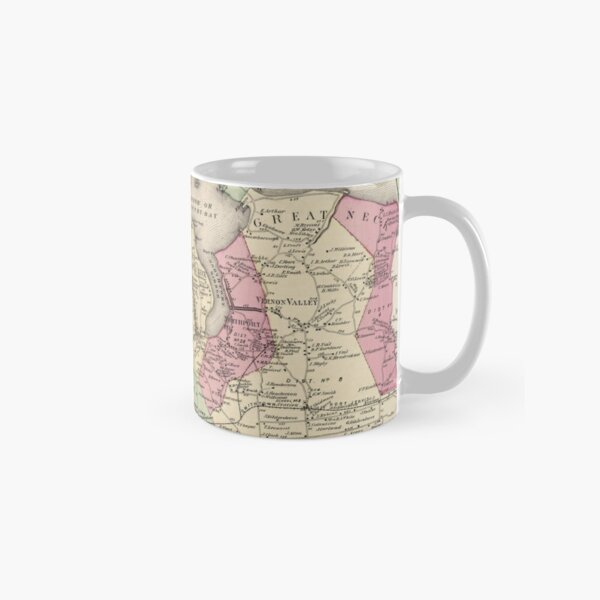Vintage Map of Huntington NY (1873) Classic Mug