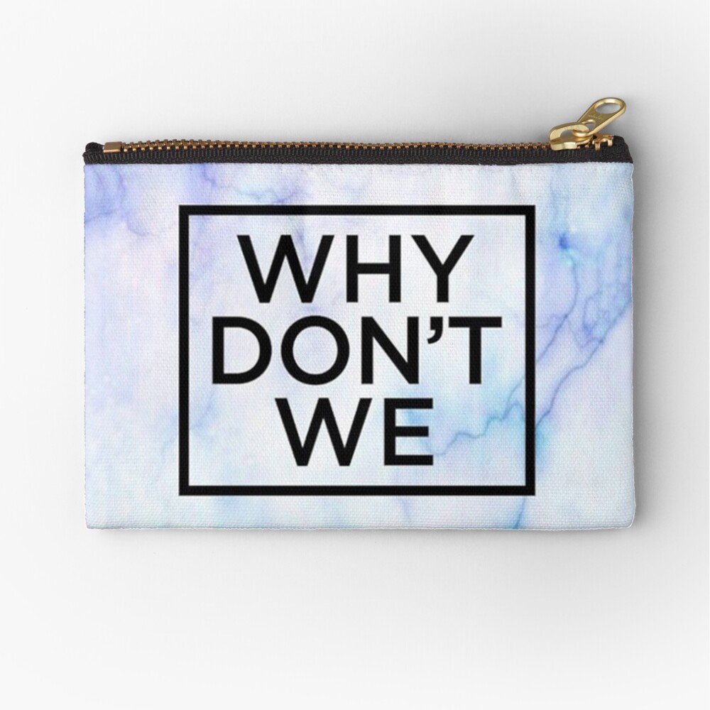 white marble band Zipper Pouch